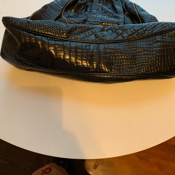 Sharif croc leather handbag - Picture 2 of 3